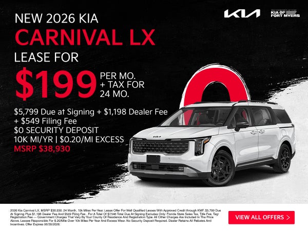 NEW 2026 KIA CARNIVAL LX